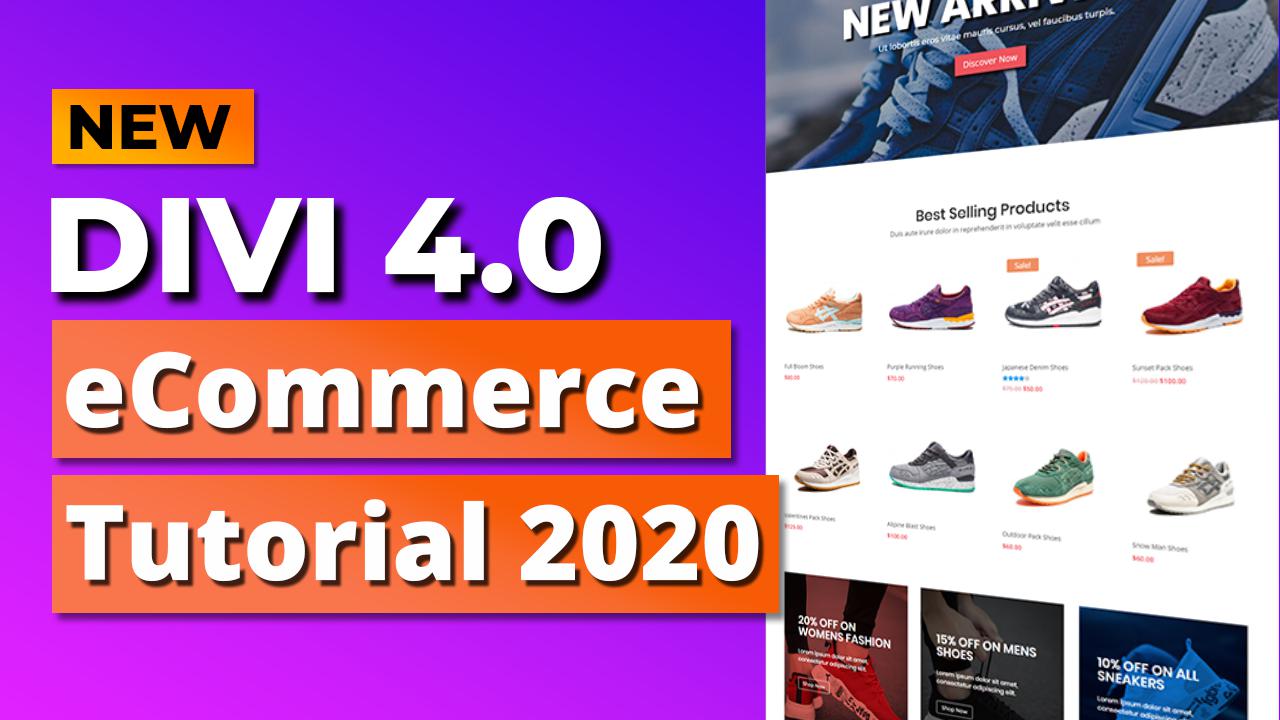 How to Create an eCommerce Website with Divi 4.0 and WordPress – ONLINE STORE 2020!